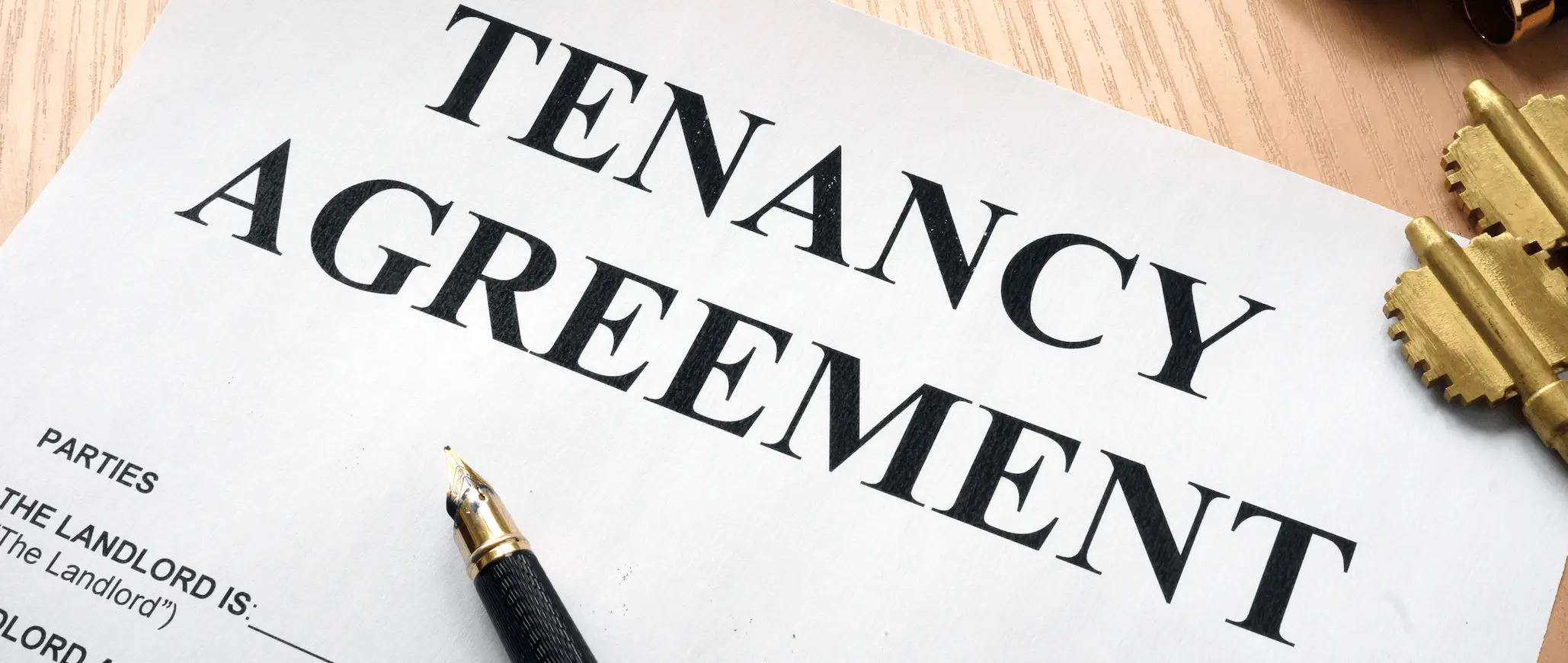 Piece of paper titled as tenancy agreement