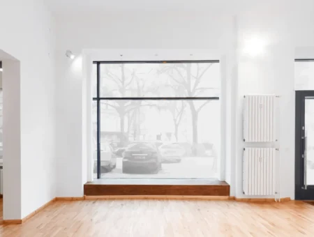 An empty rental property building