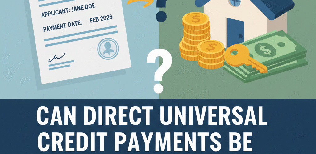 An infographic that says 'can direct universal credit payments be made to landlords'