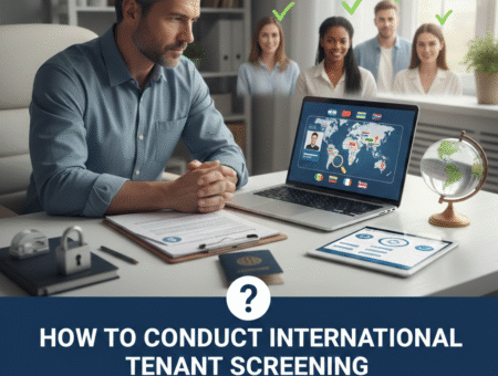 A landlord conducting international tenant screening