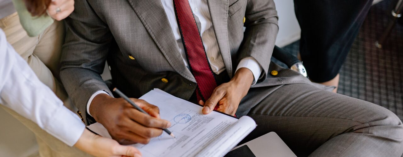 company let agreement being signed by someone